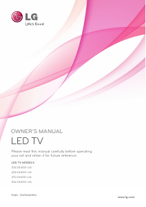 Handleiding LG 32LV2400-UA LED televisie