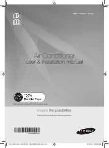 Manual Samsung AR18HSFSDWK/JO Air Conditioner