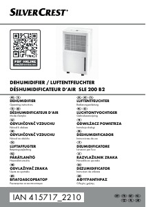 Manual SilverCrest IAN 415717 Dehumidifier