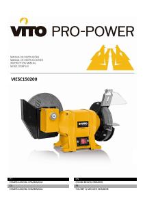 Mode d’emploi Vito VIESC150200 Meuleuse d'établi