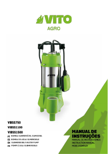 Manual Vito VIBSS1500 Garden Pump