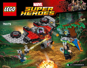 Bruksanvisning Lego set 76079 Super Heroes Ravager-anfall