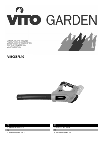 Manual de uso Vito VIBCSSFL40 Soplador de hojas
