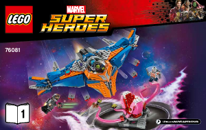 Manual Lego set 76081 Super Heroes The Milano vs. The Abilisk