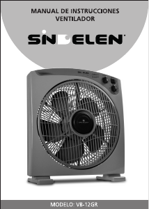Manual de uso Sindelen VB-12GR Ventilador