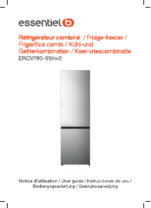 Mode d’emploi Essentiel B ERCV 190-55hiv2 Réfrigérateur combiné