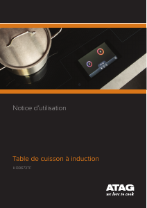 Mode d’emploi ATAG HI39673TF Table de cuisson