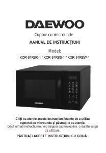 Handleiding Daewoo KOR-91RBS-1 Magnetron