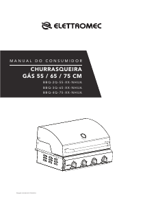 Manual Elettromec BBQ-3Q-65-XP-NHUA Grelhador