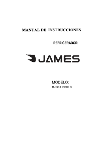 Manual de uso James RJ 301 D Frigorífico combinado