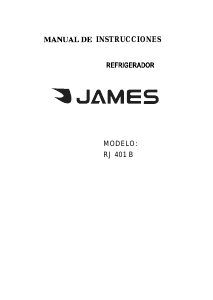 Manual de uso James RJ 401 B Frigorífico combinado