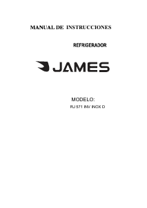 Manual de uso James RJ 571 INV D Frigorífico combinado
