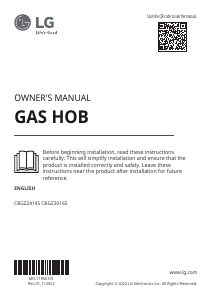 Handleiding LG CBGZ3016S Kookplaat