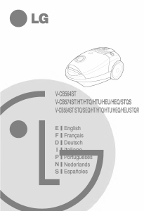 Bedienungsanleitung LG V-CB574STQS Staubsauger