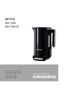 Kullanım kılavuzu Grundig WK 7280 W Çaydanlık