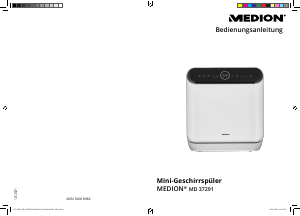 Bedienungsanleitung Medion MD 37291 Geschirrspüler