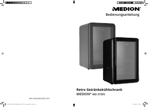 Bedienungsanleitung Medion MD 37295 Kühlschrank