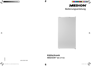 Bedienungsanleitung Medion MD 37192 Kühlschrank