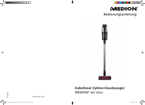 Bedienungsanleitung Medion MD 10552 Staubsauger