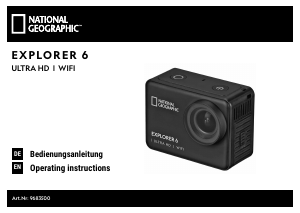 Bedienungsanleitung National Geographic Explorer 6 Action-cam