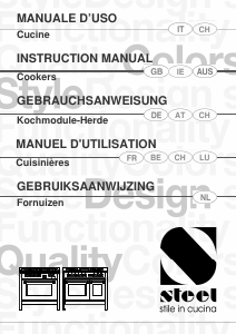 Mode d’emploi Steel E9F-6 SS Cuisinière