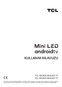 Kullanım kılavuzu TCL 55C825 LED televizyon