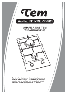 Manual de uso Tem T1DAN2HGS2310 Placa