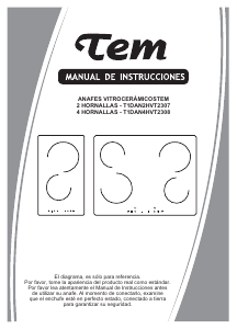 Manual de uso Tem T1DAN2HVT2307 Placa