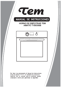 Manual de uso Tem TYBIO06B Horno