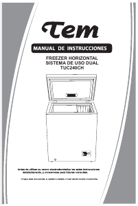 Manual de uso Tem TUC240CH Congelador