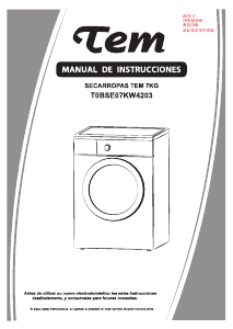 Manual de uso Tem T0BSE07KW4203 Secadora