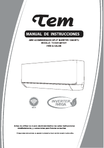 Manual de uso Tem T0HAA12IN1601 Aire acondicionado