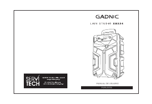 Manual de uso Gadnic PARL0034 Altavoz