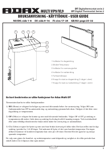 Manual Adax Multi VL9 Thermostat
