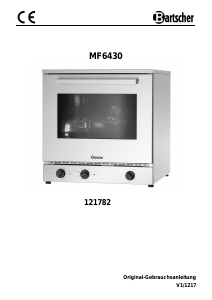 Handleiding Bartscher 121782 Oven