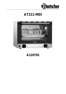 Manual Bartscher 120792 Oven