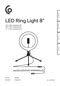Käyttöohje Clas Ohlson FL8JJ13 Led-rengasvalo