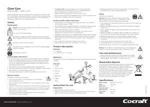 Handleiding Cocraft FL-159 Lijmpistool