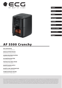 Manuál ECG AF 5500 Crunchy Fritéza