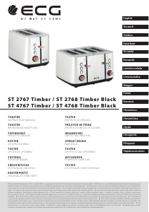 Handleiding ECG ST 2768 Timber Black Broodrooster