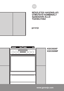Használati útmutató Gorenje KS5350WF Tűzhely