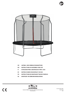 Handleiding Hudora 64431 Trampoline