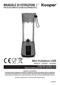 Manual Kooper 5916680 Blender