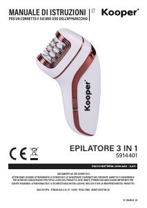 Handleiding Kooper 5914401 Epilator