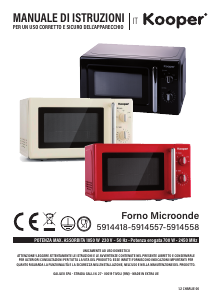 Manual Kooper 5914557 Microwave