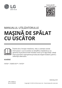 Manual LG F4DR510S2M Mașină de spalat cu uscator
