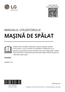 Manual LG F4WR510SWW Mașină de spălat