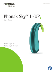 Manual Phonak Sky L70-UP Hearing Aid