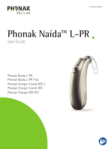Handleiding Phonak Naida L50-PR Hoortoestel