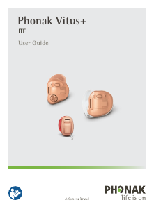 Handleiding Phonak Vitus+ ITE-312 Hoortoestel